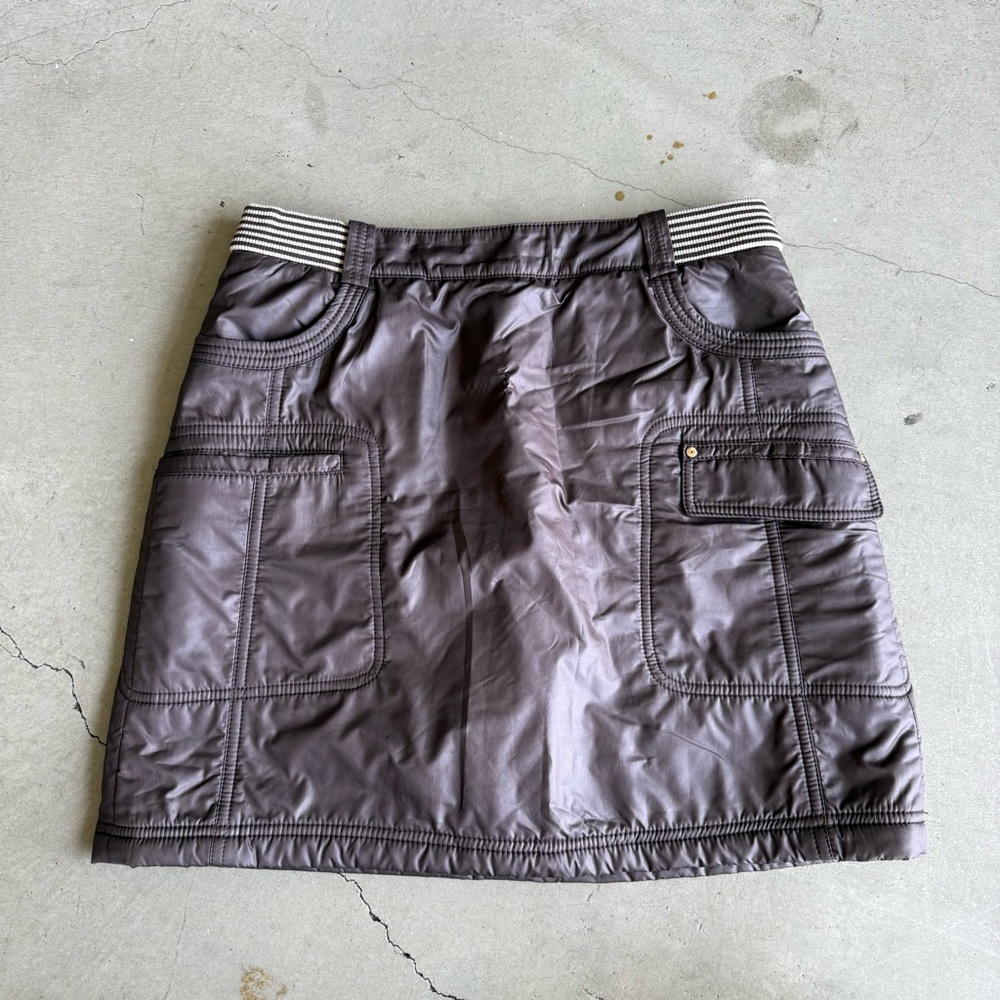 JDX / Women’s Quilted Winter Golf Skirt / Brown